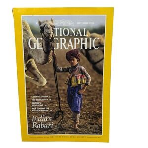 Vintage National Geographic Magazine September 1993 India's Rabari Pecos River